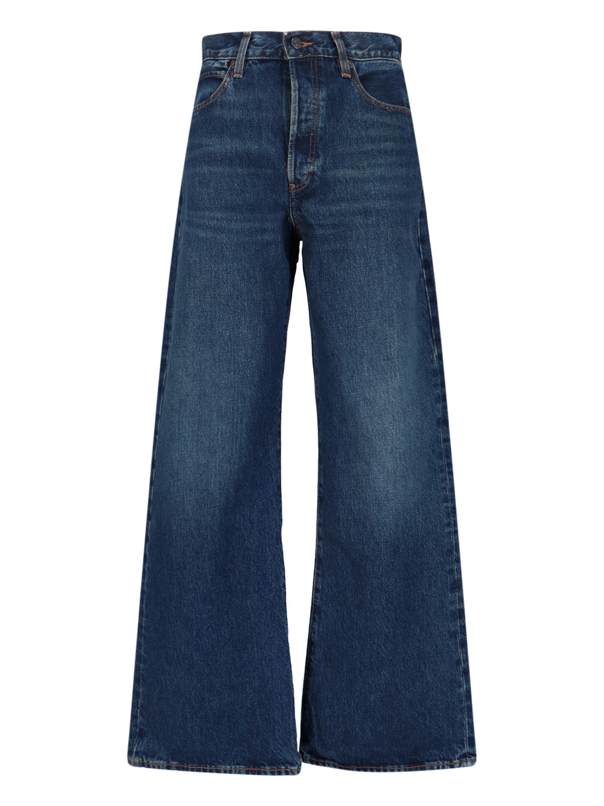 High-Rise Straight Jeans