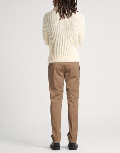 Man Pants Light brown Size 36 Cotton, Cashmere, Elastane