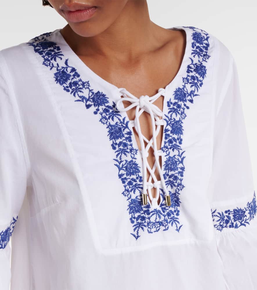 Cannes cotton beach cover-up