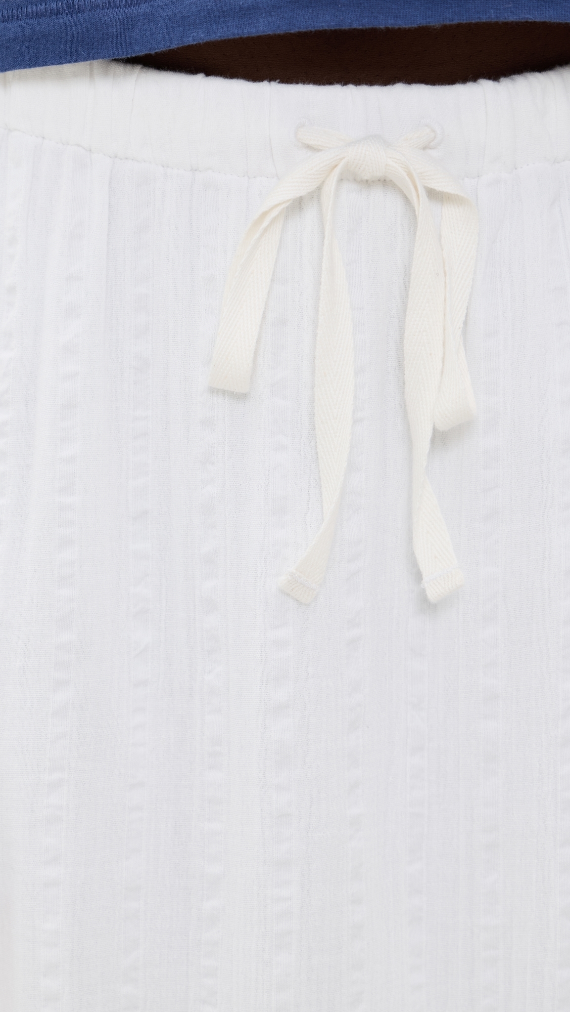 Dune Cotton Gauze Rees Skirt White