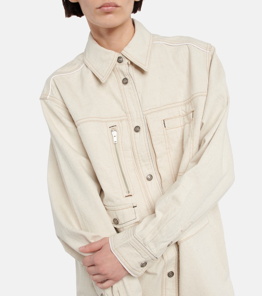 Pearl denim jacket