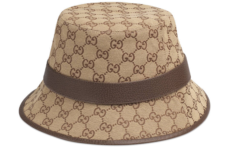 GG Canvas Bucket Hat 'Beige Brown'