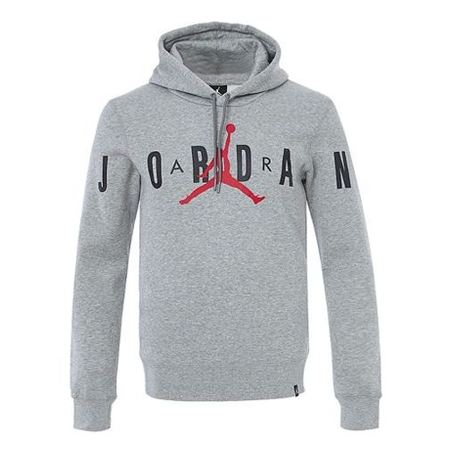 Knit logo Fleece Lined hooded Pullover Hoodie Asia Sizing 'Grey'