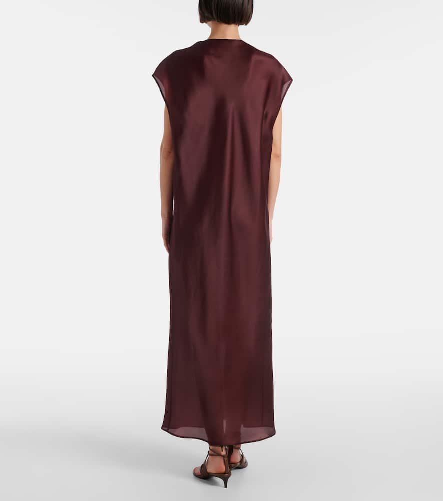 Darby silk maxi dress