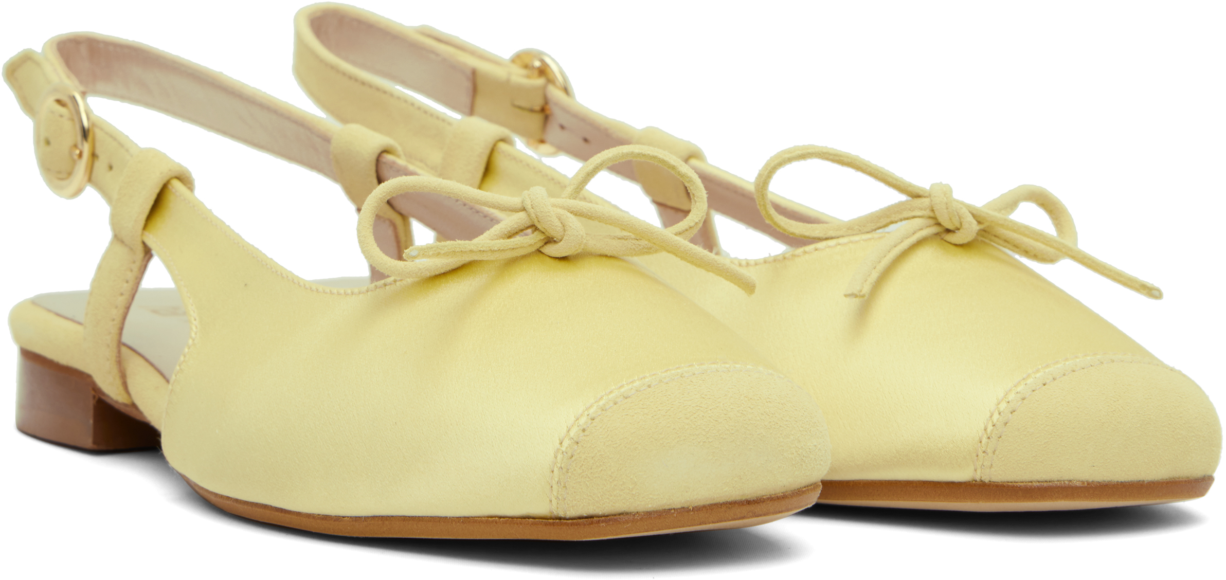 Hai Yellow Reqins Edition Circee Ballerina Flats