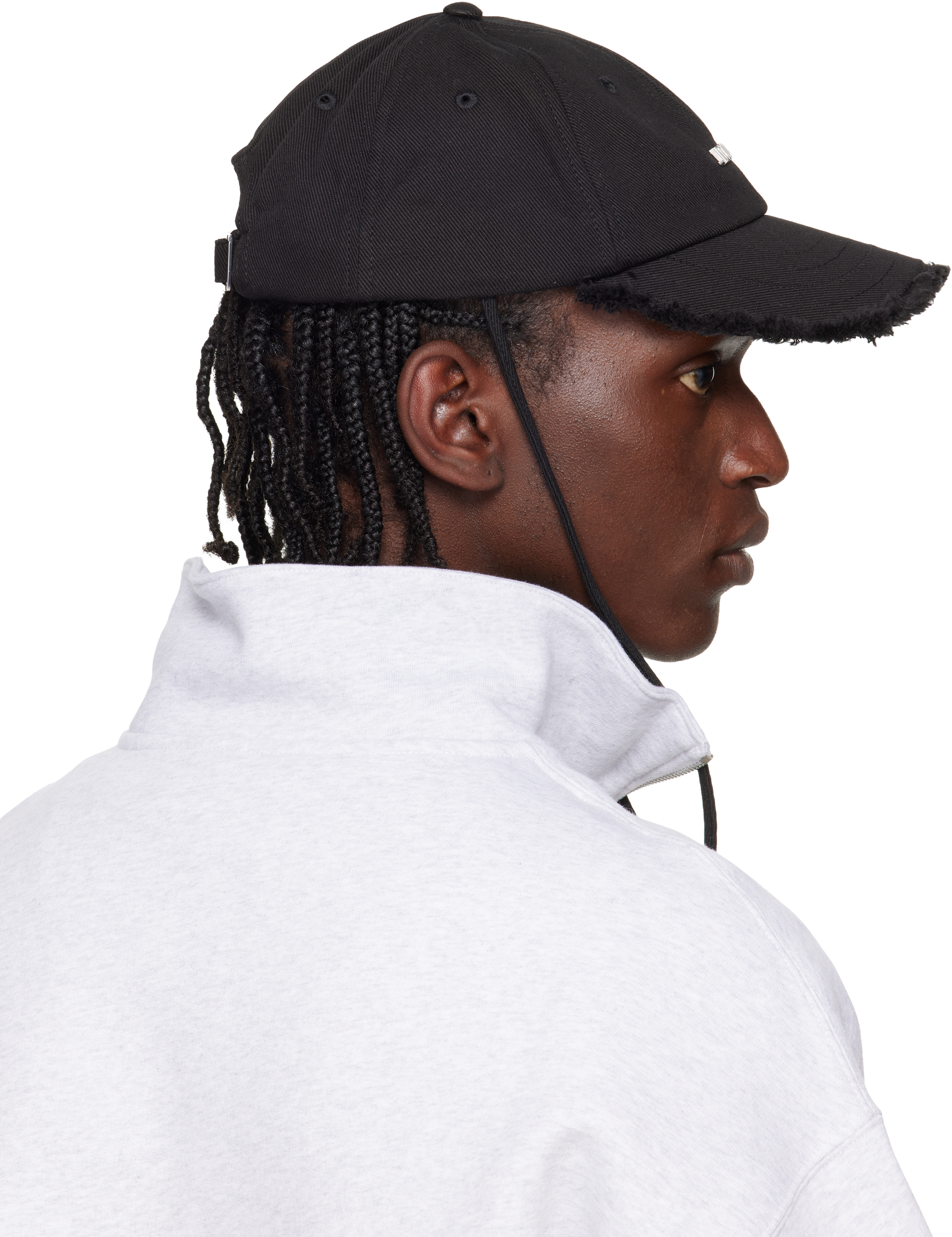 Black Les Classiques 'The Artichaut' Denim Cap