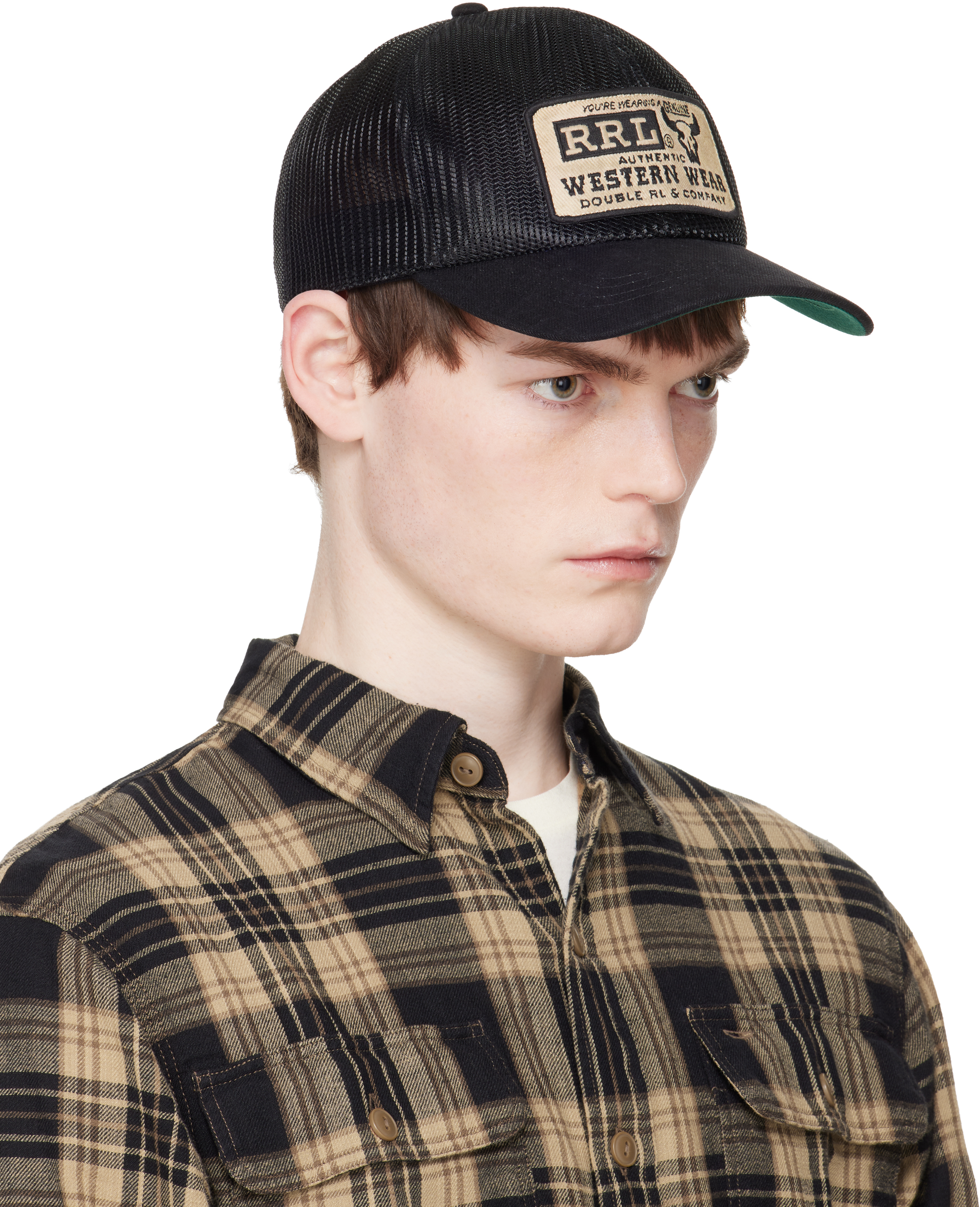 Black Western Trucker Cap