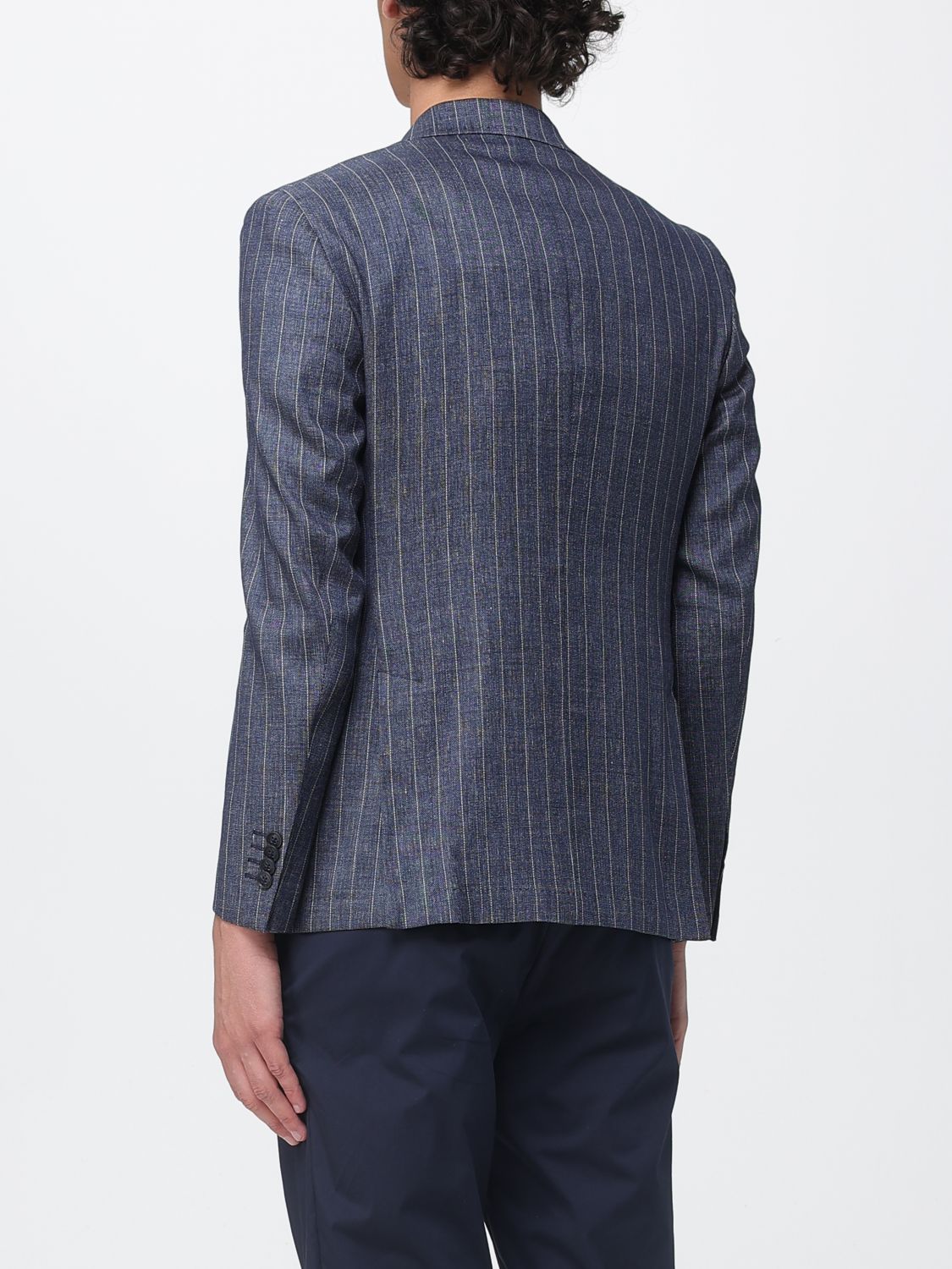 Jacket Men color Blue