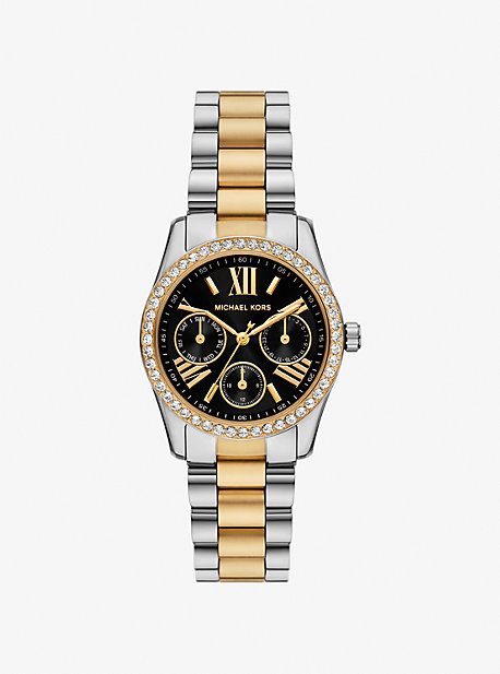 Mini Lexington Pavé Two-Tone Watch