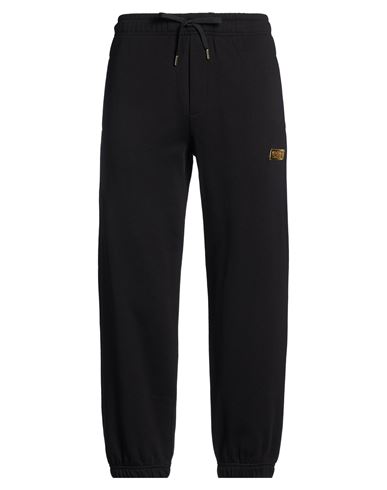 Man Pants Black Size M Cotton