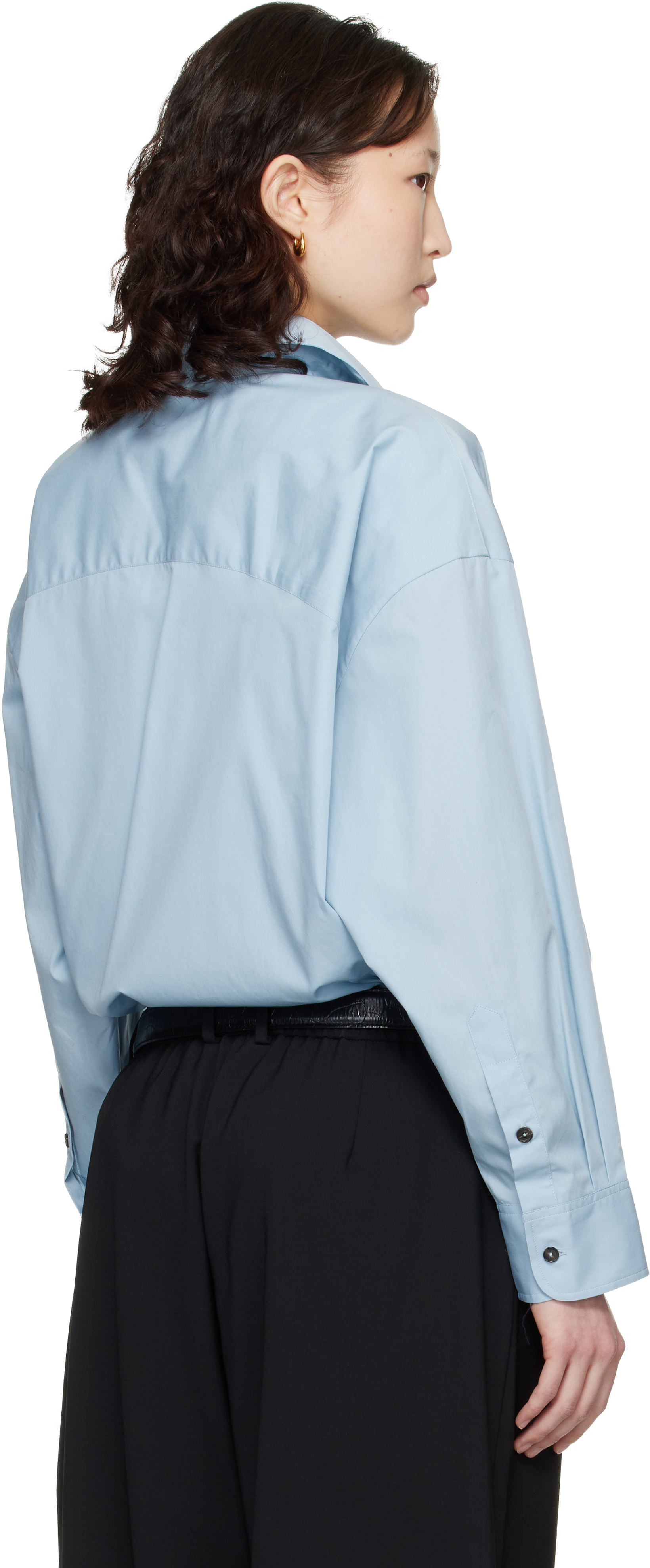 Blue Oversized Shirt