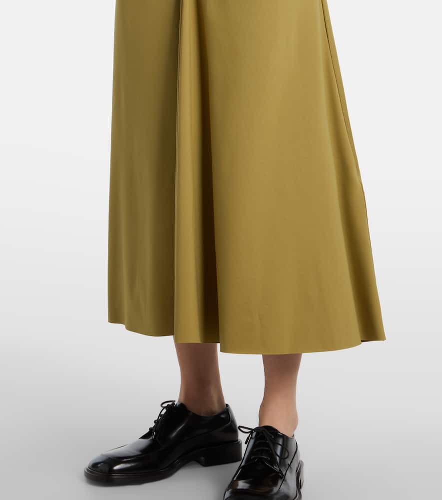 Gathered jersey T-shirt dress