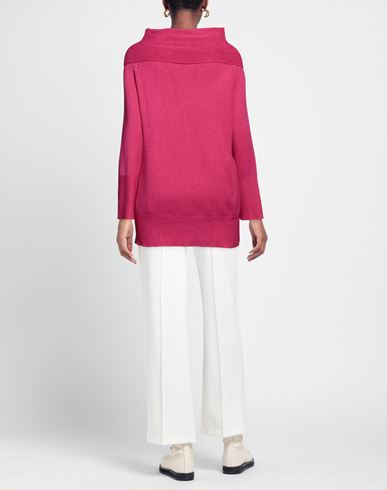 Woman Turtleneck Magenta Size 1 Viscose, Polyester, Polyamide