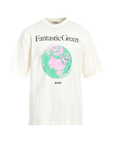 Man T-shirt Cream