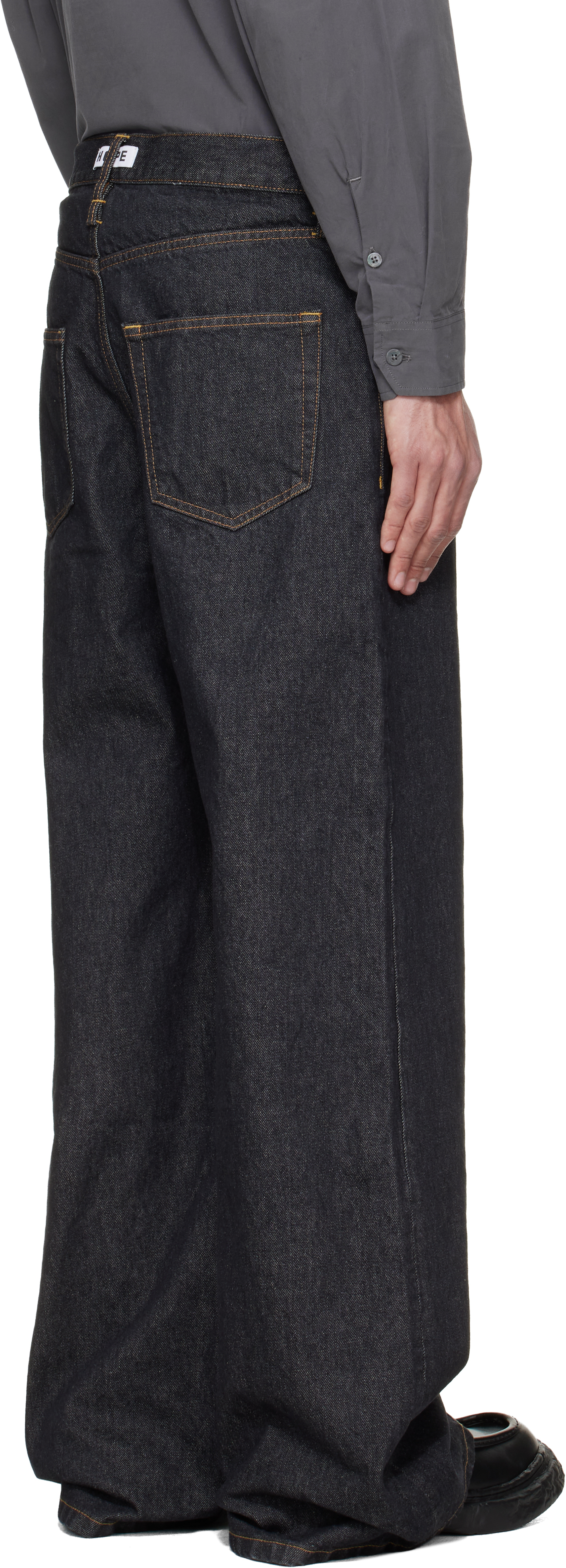 Black Skid Jeans