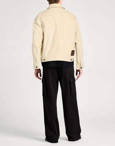 Man Jacket Ivory Size L Cotton