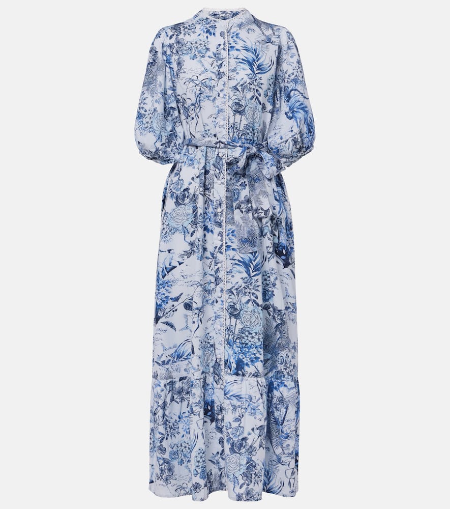 Kitty cotton and linen shirt dress