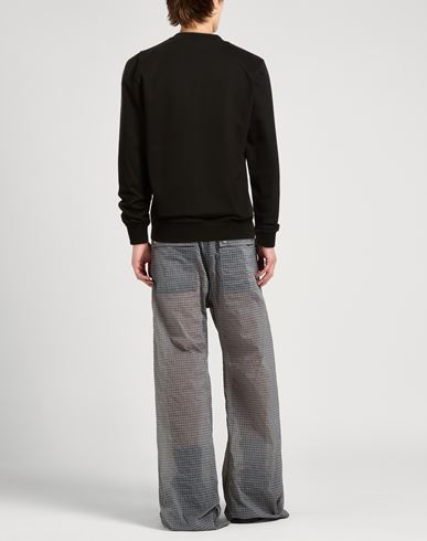 Man Sweatshirt Black Size L Cotton, Polyester, Elastane