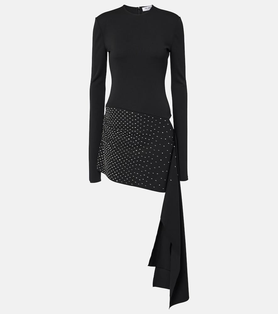 Sash embellished minidress