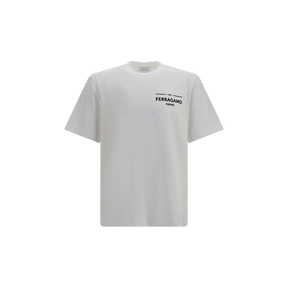 Logo-Embroidered Cotton T-Shirt — White