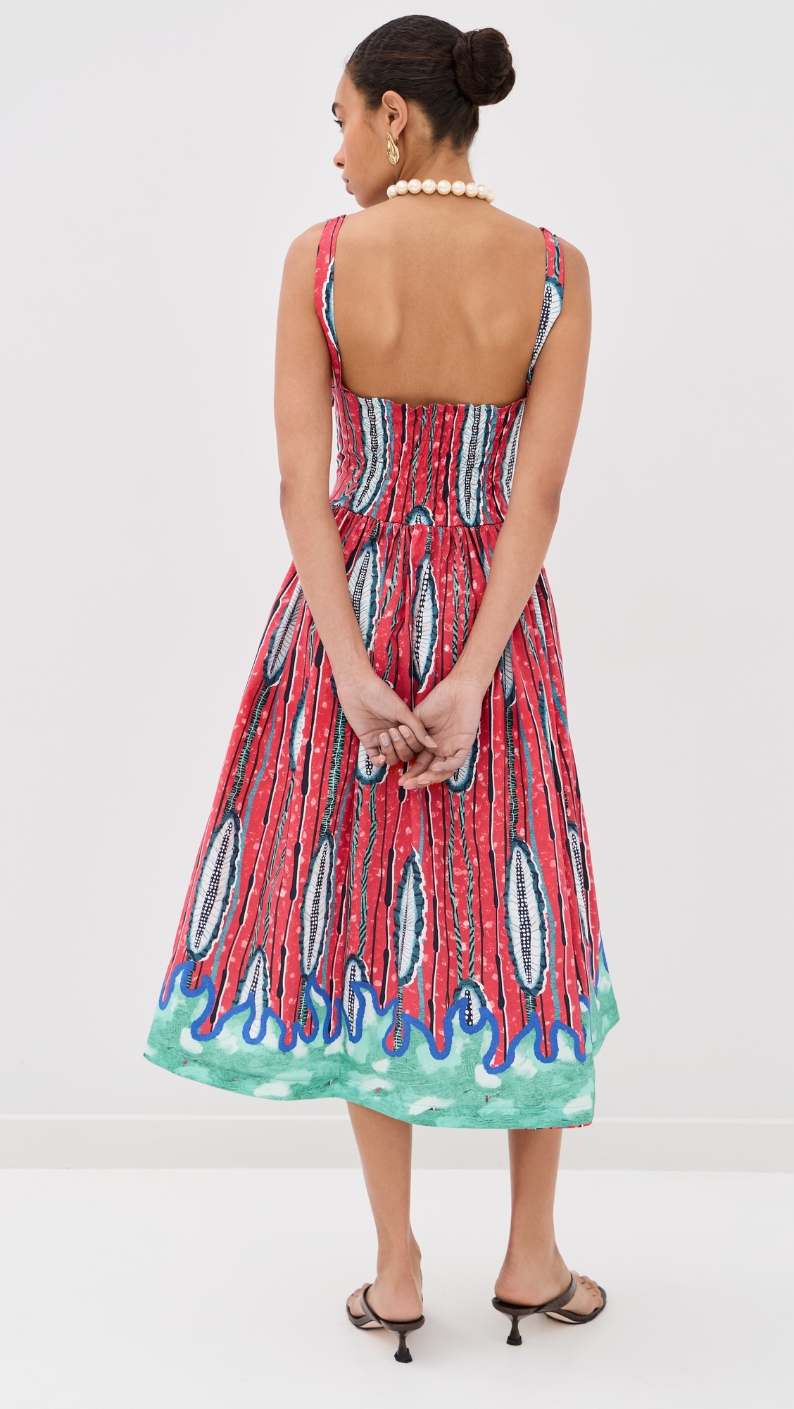 Papaya Midi Dress Red Papaya