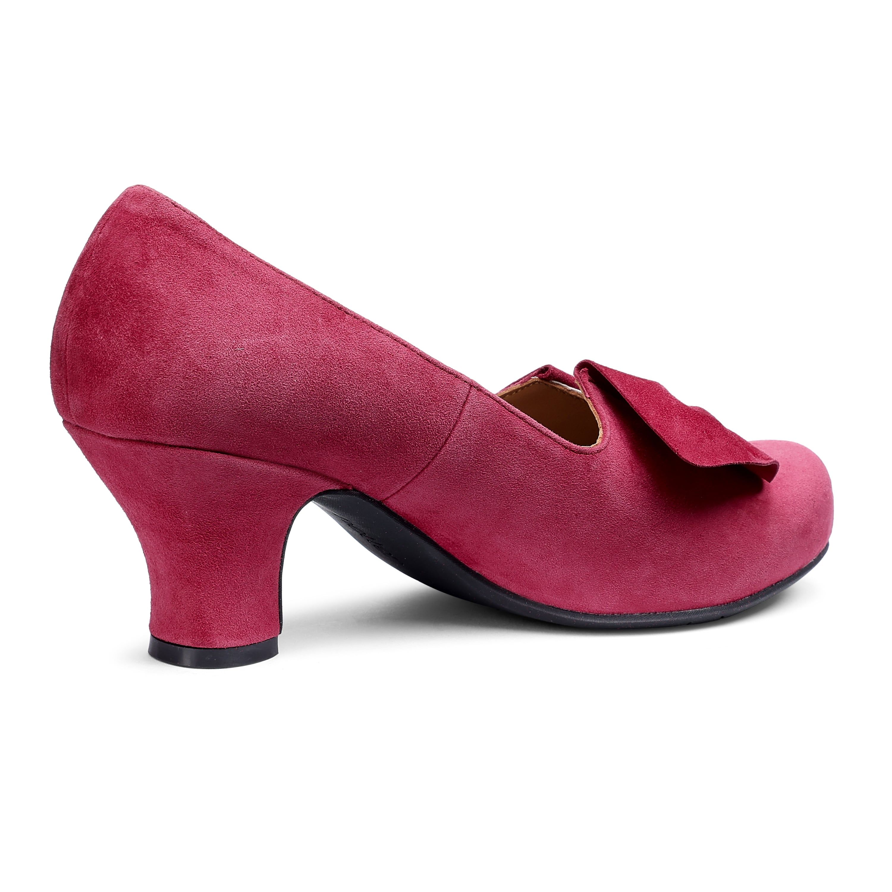 Hotter Wide Fit 'donna' Heels In Bright Pink
