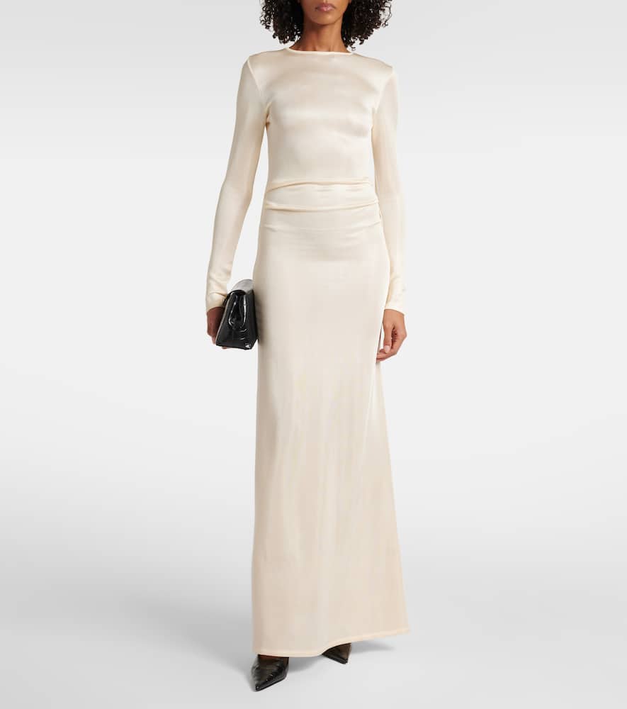 Luella draped jersey gown