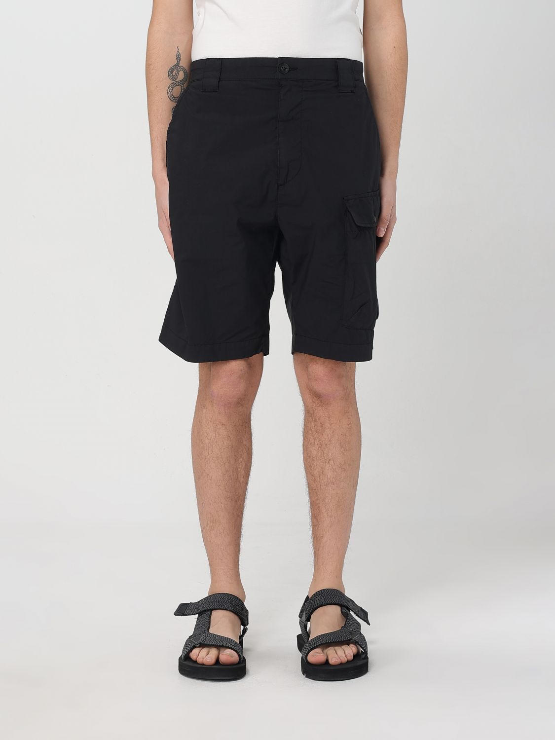 Short C. P. COMPANY Men color Black