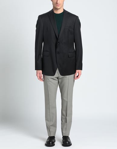 Man Blazer Black Size 40 Virgin Wool
