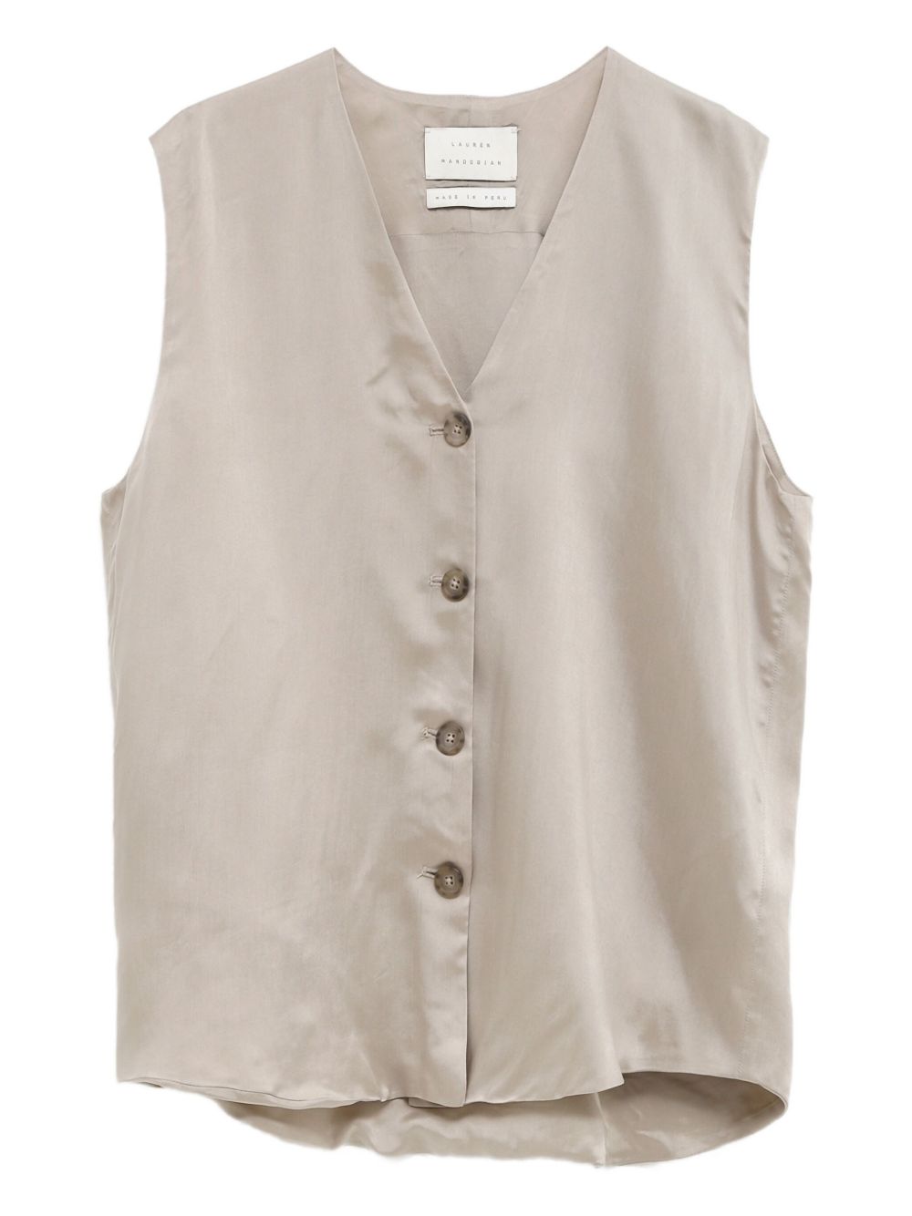 Lauren Manoogian V-neck waistcoat - Neutrals