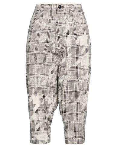 Woman Pants Grey Size 2 Cotton, Linen