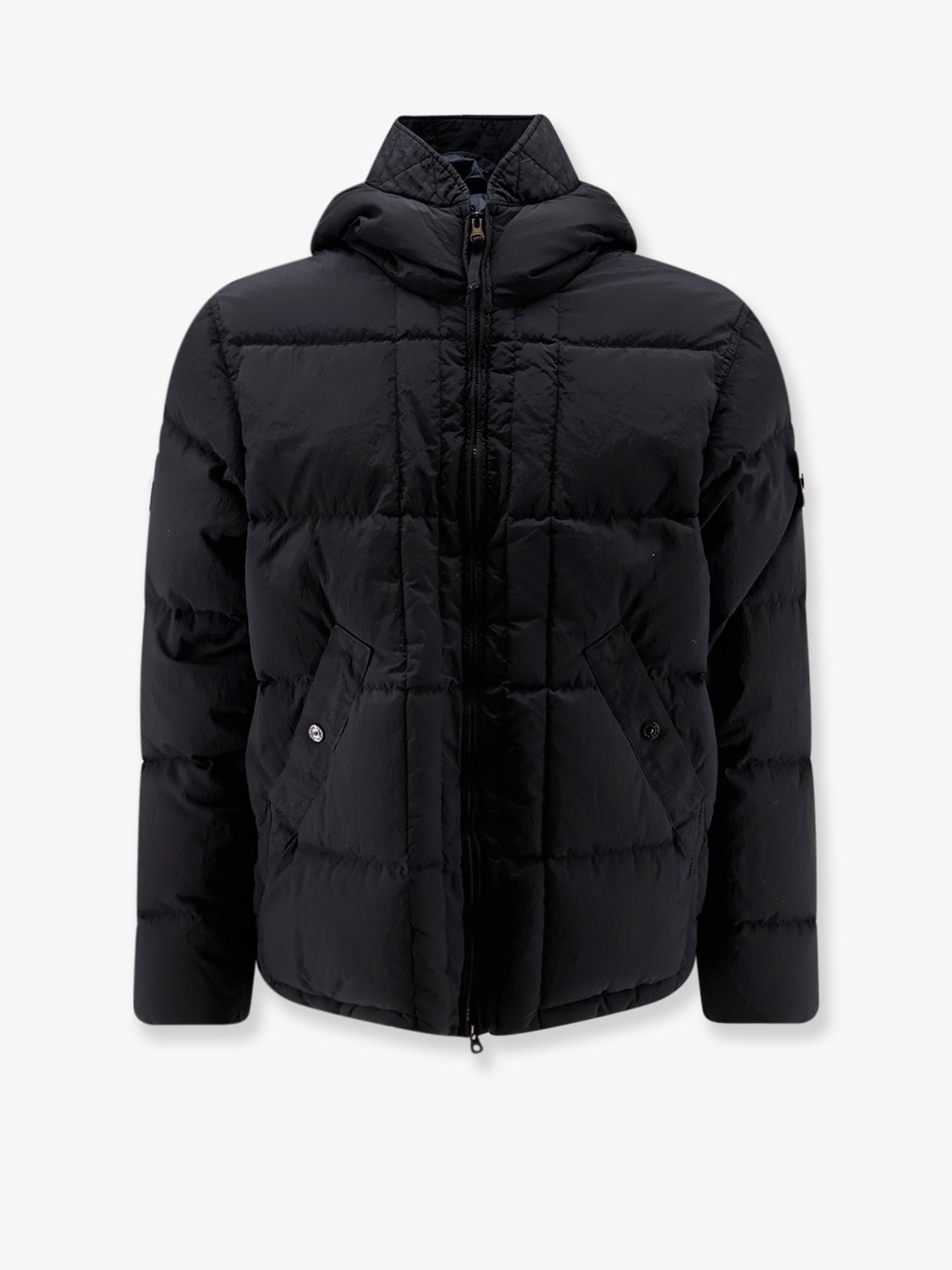 Nylon Metal Technical Down Jacket — Black