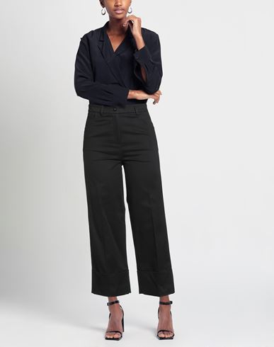 Woman Pants Black Size 12 Cotton