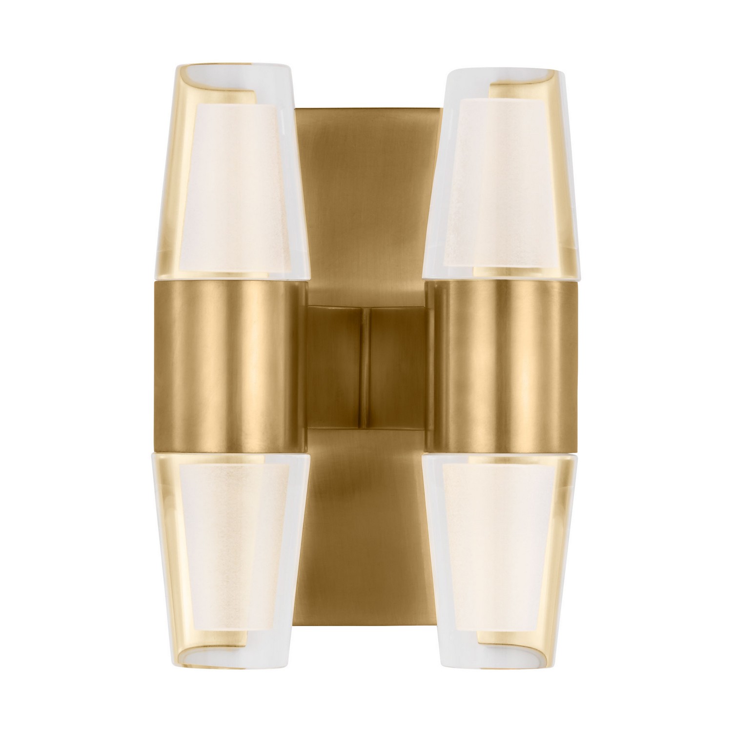 Natural Brass LED Wall Sconce from the Lassell Collection
