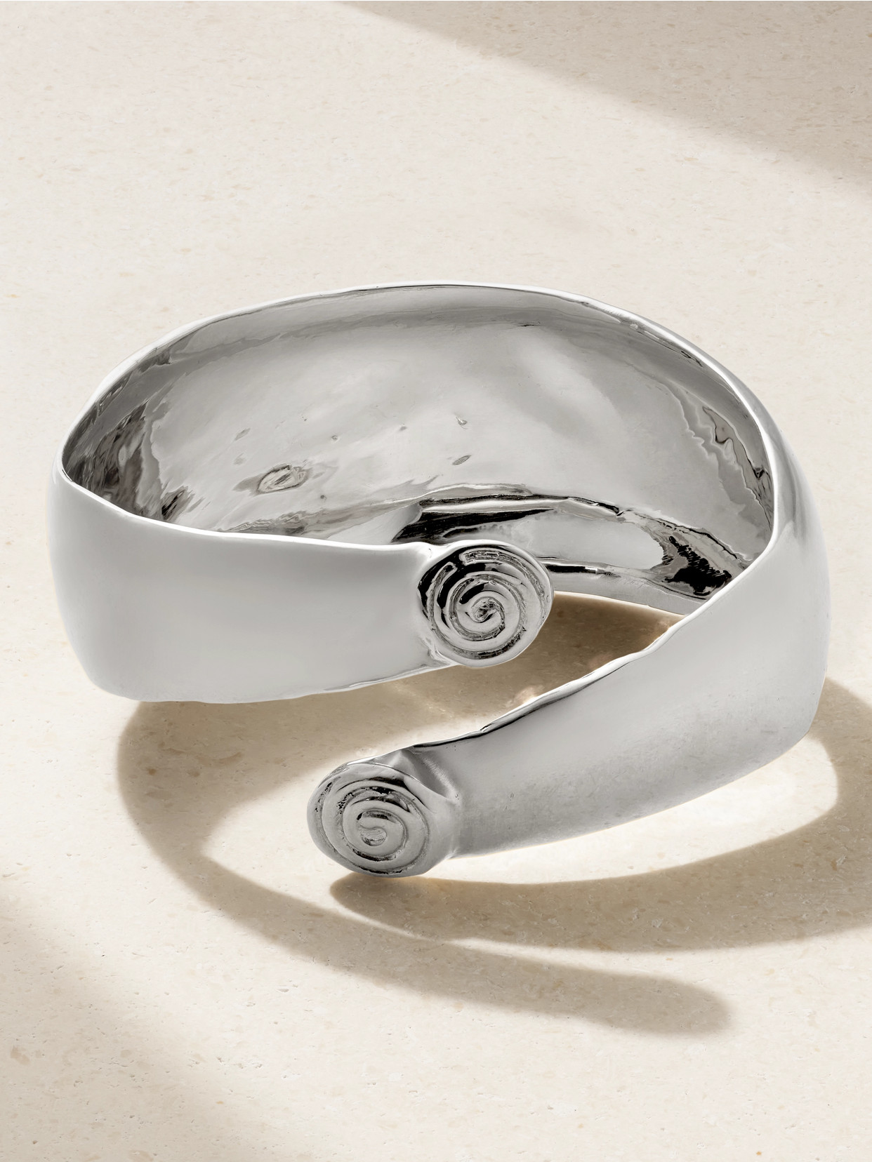 Olympia Silver-tone Arm Cuff - One size