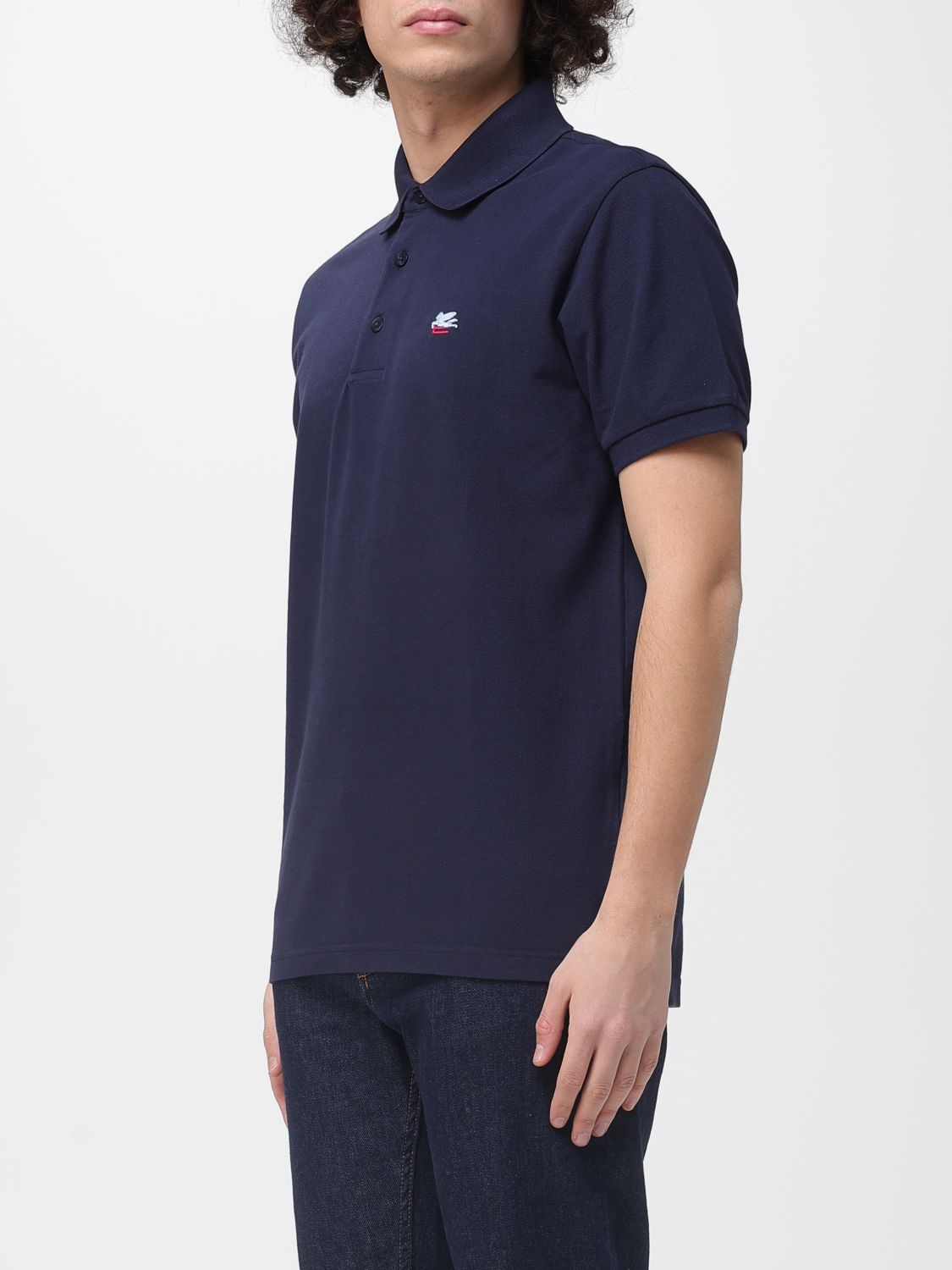 Polo Shirt Men color Blue