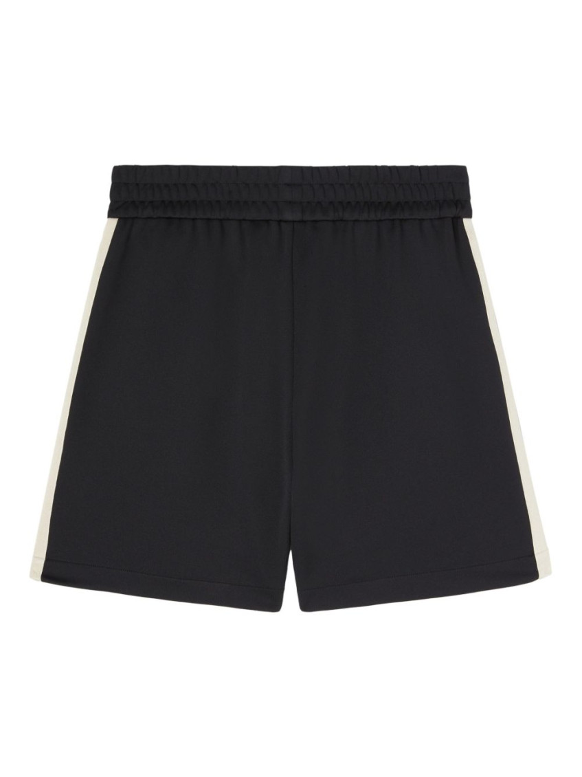 Logo track shorts - Black