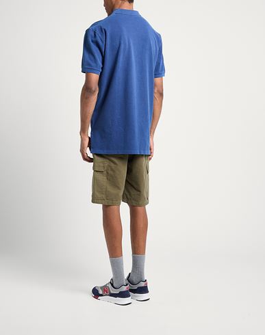 Man Polo shirt Blue Size S Cotton
