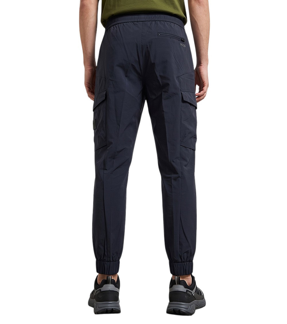 Navy Blue Cargos Trousers
