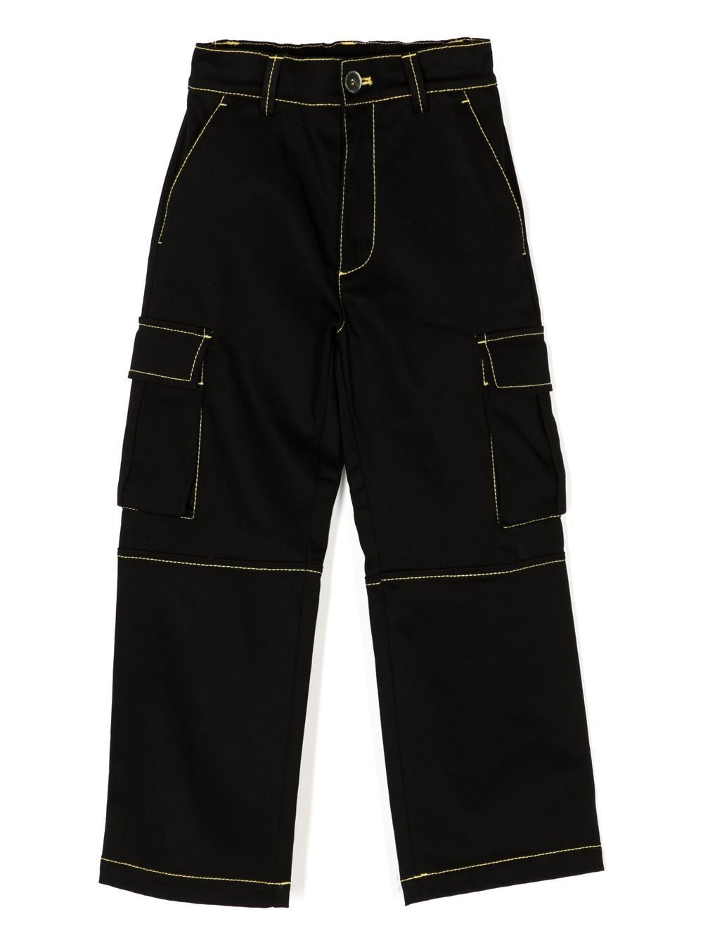 Multi-pocket cargo trousers - Black