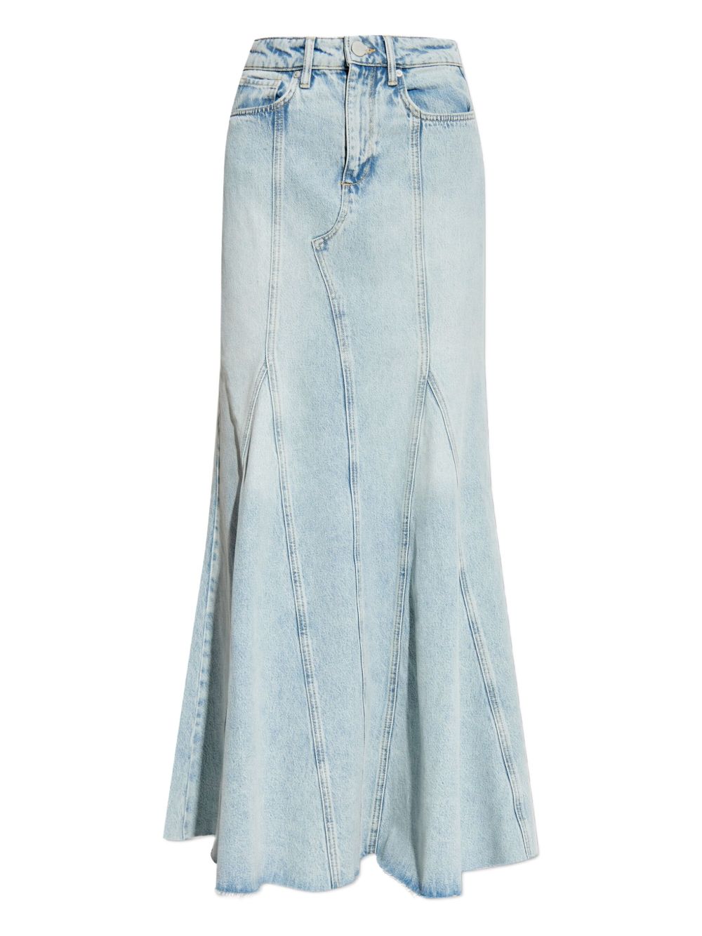Almda flared denim maxi skirt - Blue