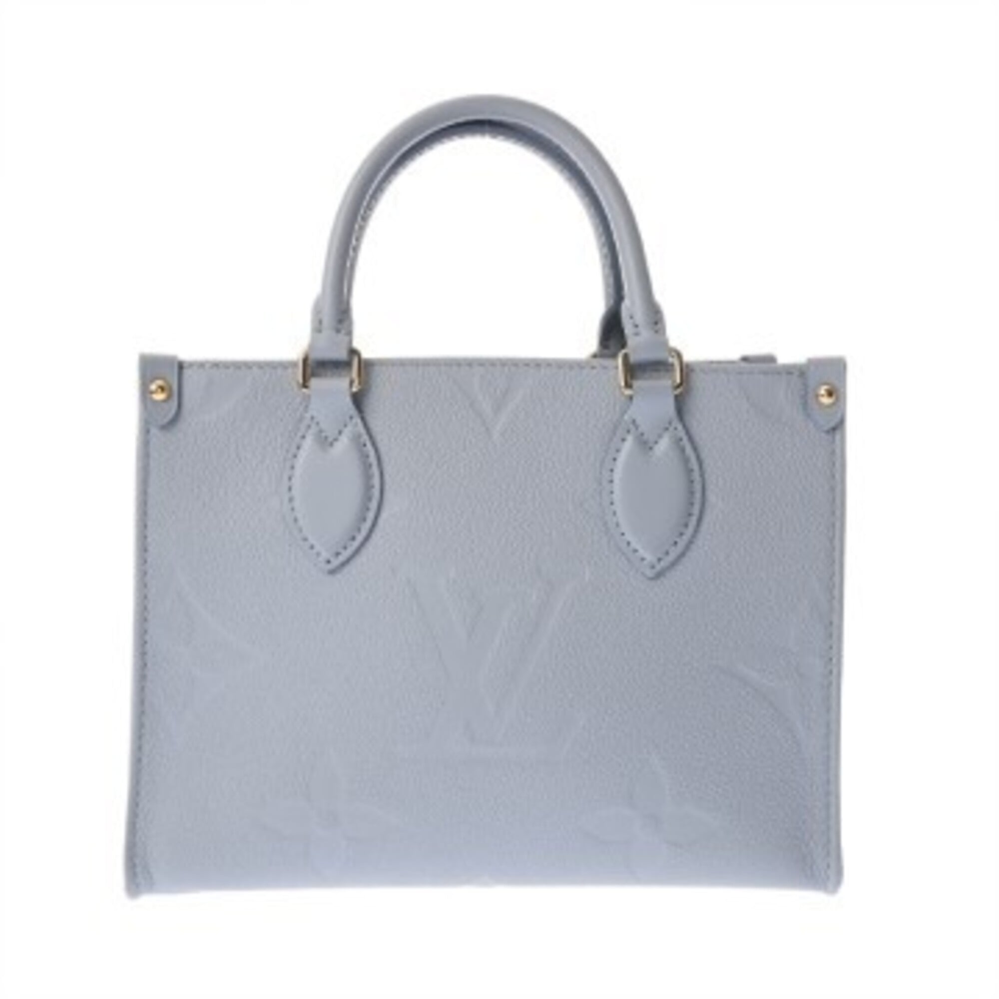 Louis Vuitton Light Blue Leather Handbag Pre-Owned