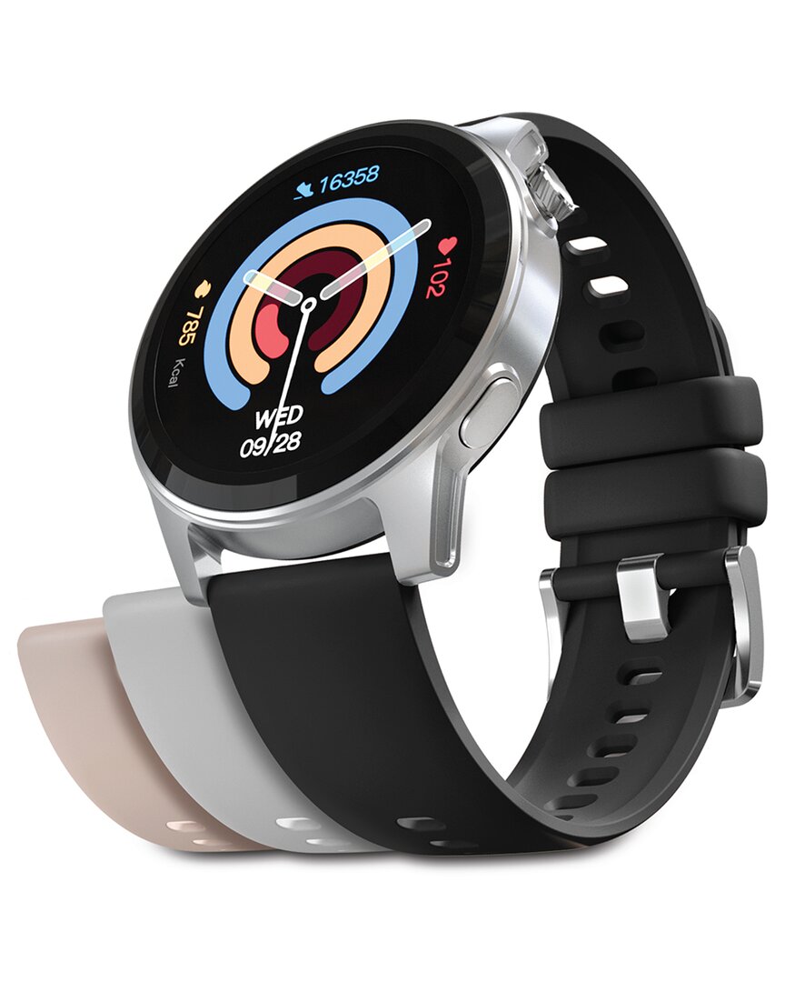 SmartWatch + Fitness Tracker Silver