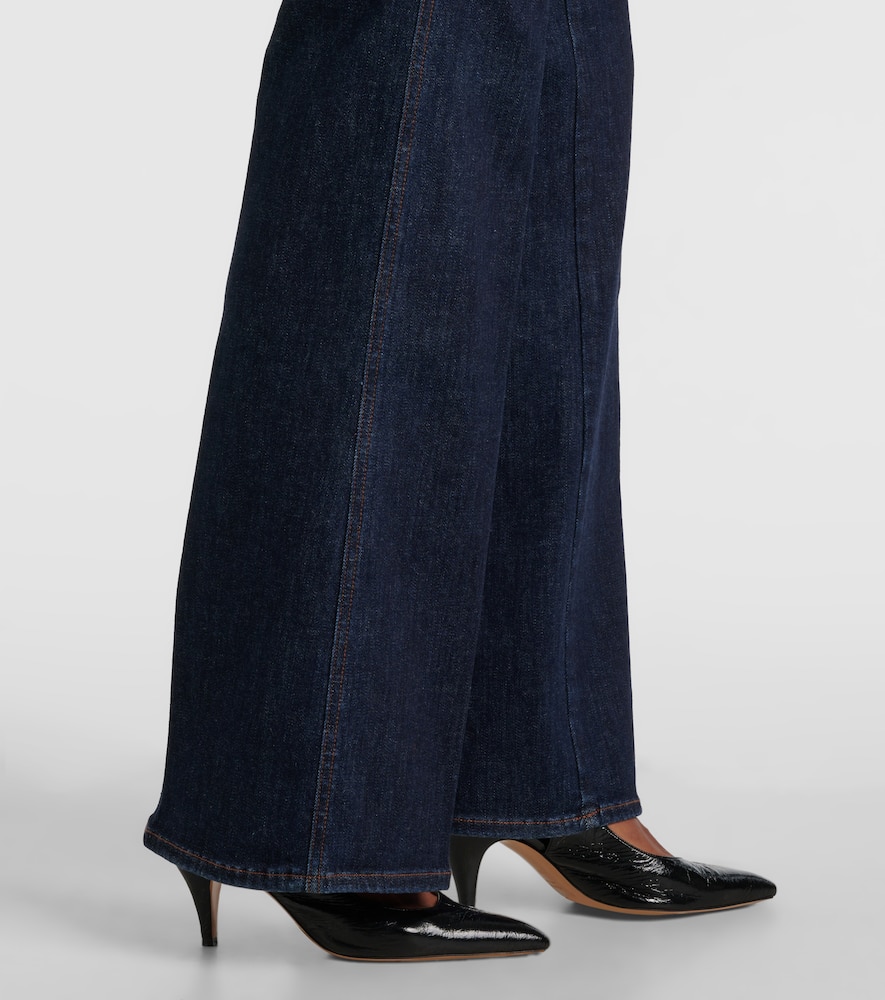Crosbie high-rise wide-leg jeans