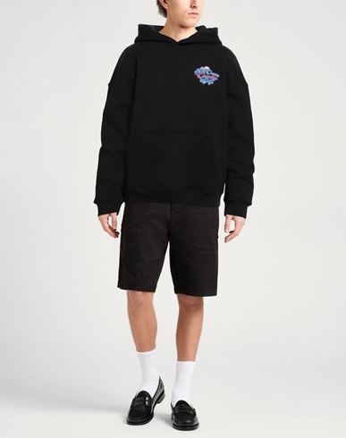 Alpha Industries Man Sweatshirt Black Size L Cotton, Polyester