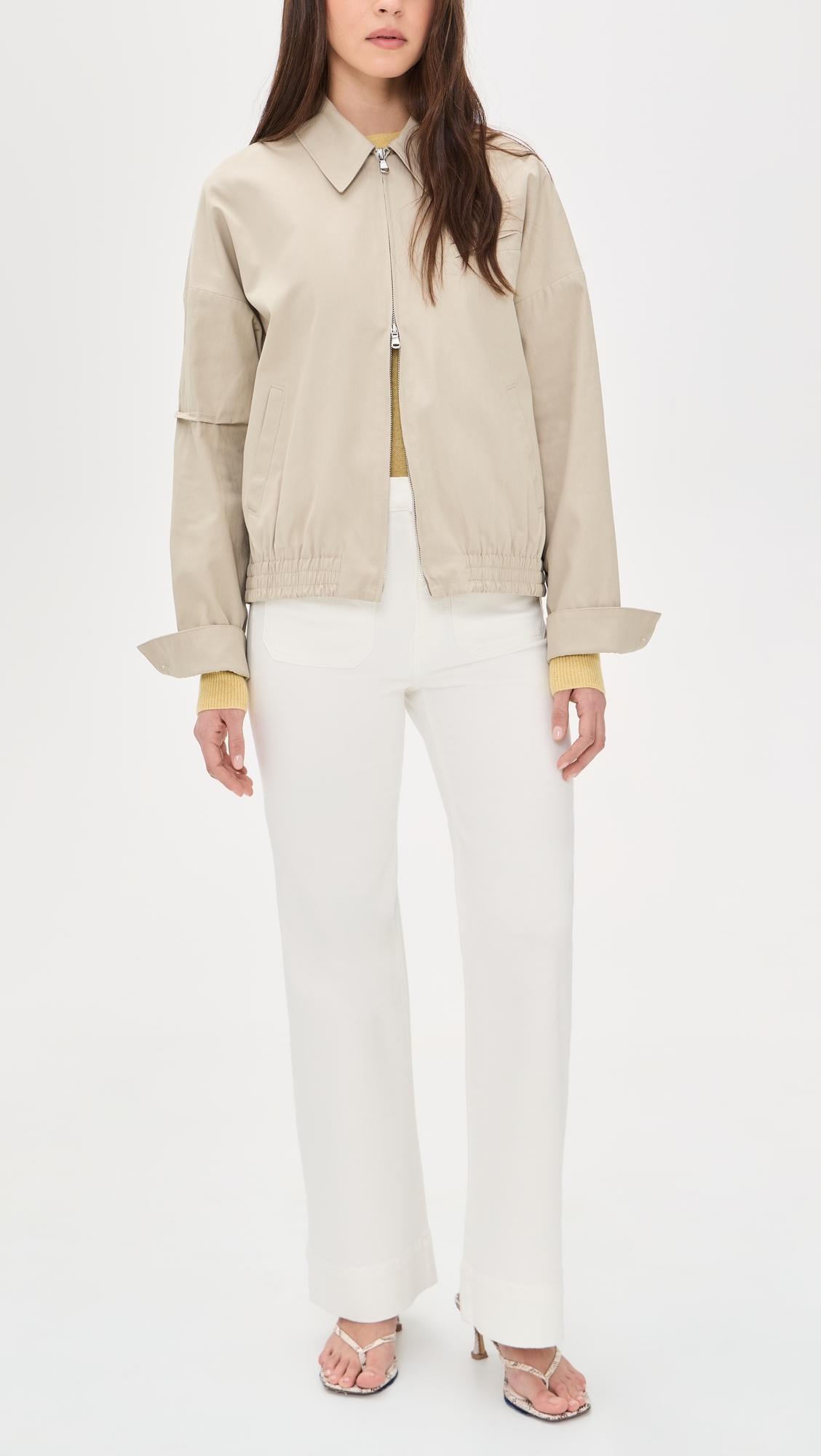 St Monica Jeans Natural White