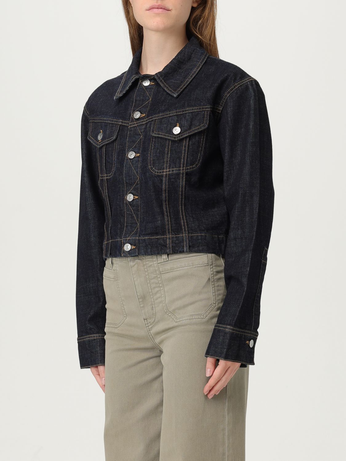 Jacket Woman color Denim