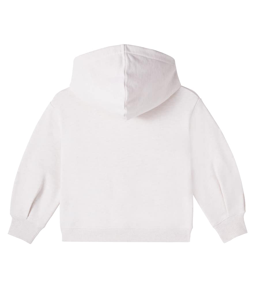 Chloé Kids Printed cotton jersey hoodie