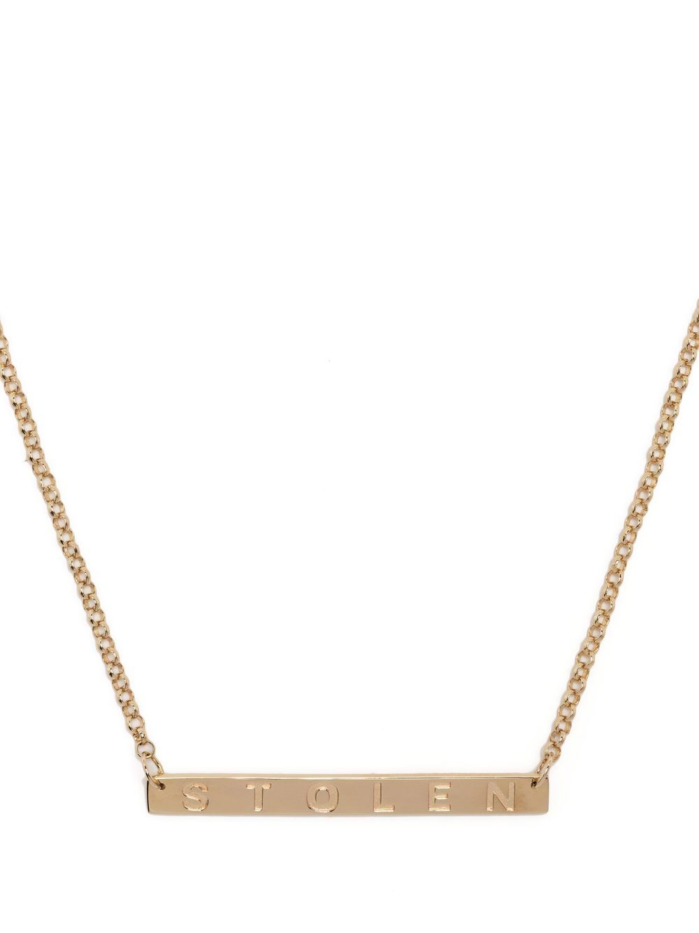 Stolen Plank necklace - Gold