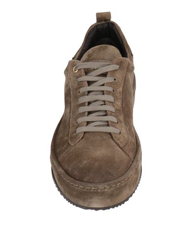 Man Sneakers Khaki Size 8 Leather